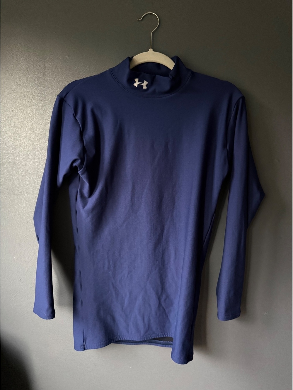 Under Armour Men's Long Sleeve Compression Shirt Navy XL